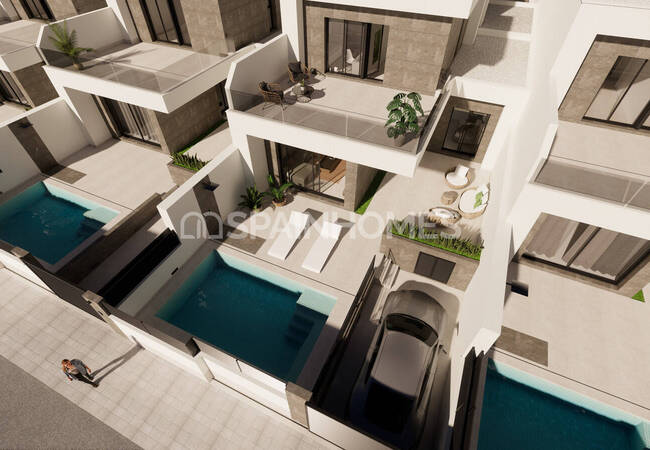 منازل حديثة من 3 غرف نوم مع مسبح خاص في دولوريس 3