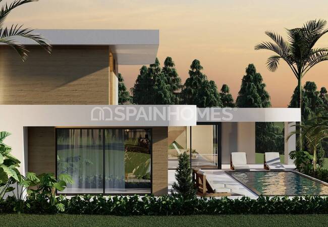 Вилла с видом на море и бассейном в Аликанте, Монте Солана 3