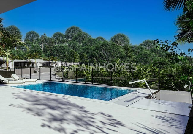 Alicante Monte Solana'da Deniz Manzaralı ve Havuzlu Villalar 3