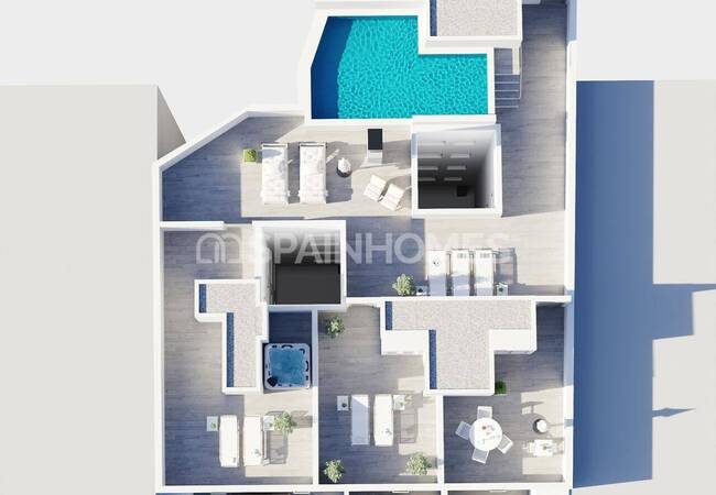 Flats in a Complex 300 M From the Sea in Torrevieja Alicante 6