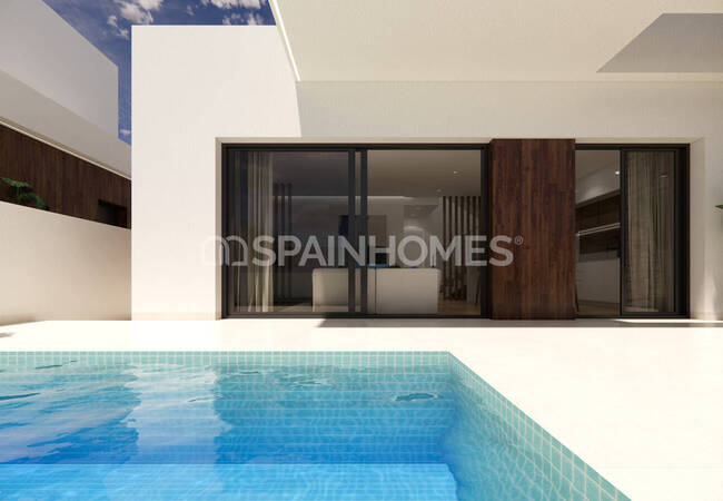 فلل شبه منفصلة مع مسابح خاصة في دولوريس، أليكانتي 10