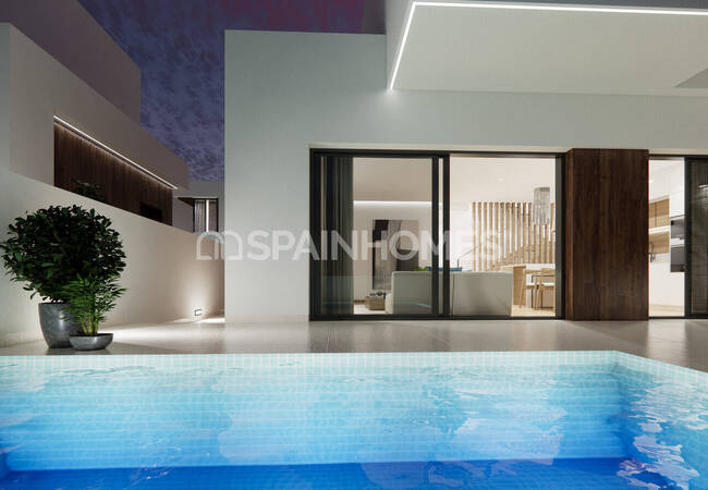 فلل شبه منفصلة مع مسابح خاصة في دولوريس، أليكانتي 9