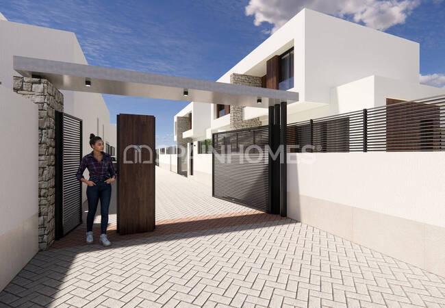 فلل شبه منفصلة مع مسابح خاصة في دولوريس، أليكانتي 15