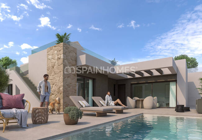 Виллы с частными бассейнами и садами в Аликанте, Рохалес 2