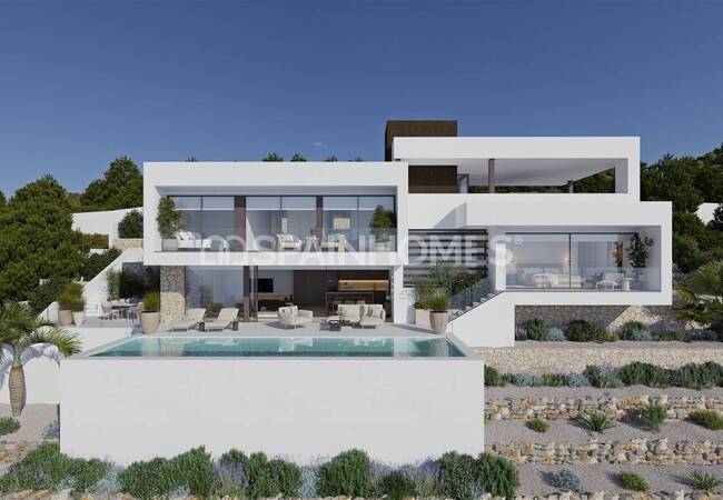 Villa En Venta Con Vistas Al Mar Y Piscina Infinita En Altea 1