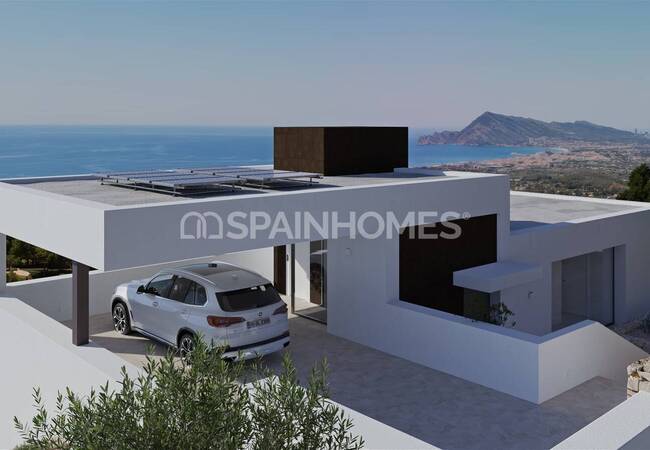 Villa Con Vistas Panorámicas Al Mar Y Piscina Infinita En Altea 3