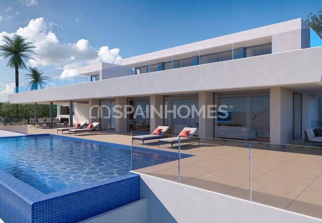 Villa Avec Vue Mer Et Piscine À Débordement À Alicante 3