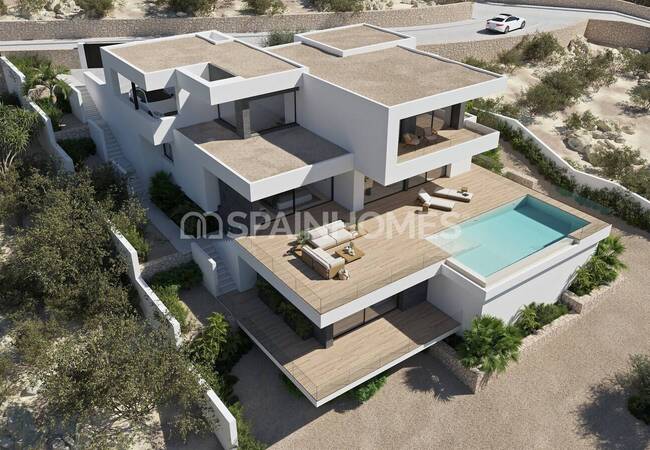 Alicante Benitachell'de Sonsuzluk Havuzlu Müstakil Villa 3