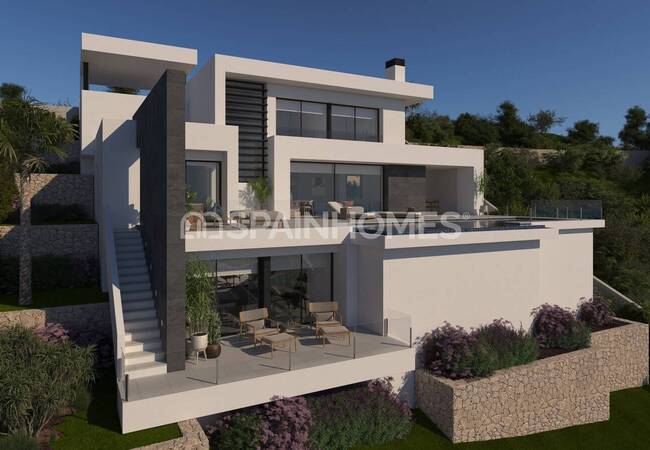 Villa Med Havsutsikt Och Privat Pool I Alicante Benitachell 2
