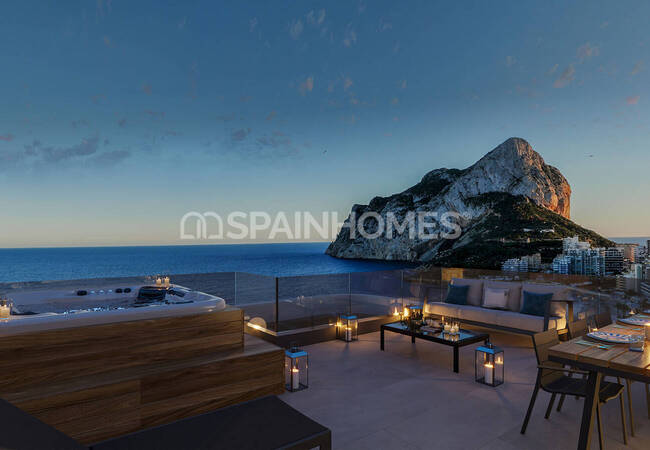 Wohnungen Zum Verkauf In Calpe, Alicante Mit Pool Und Meerblick 5