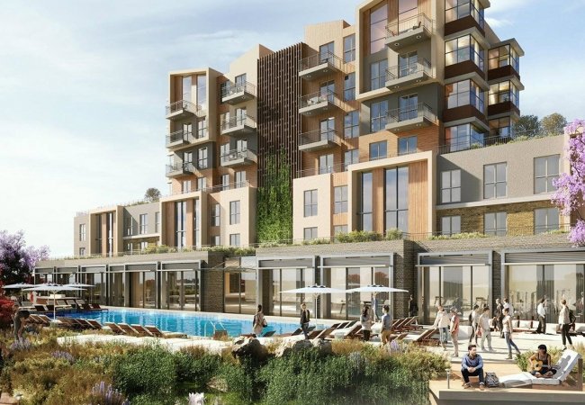 Quality Cekmekoy Apartments in the Low-rise Complex 1