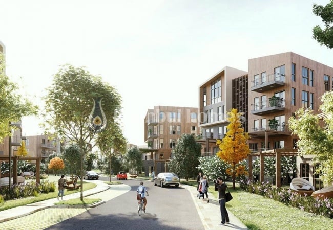 低层建筑群中的优质 Cekmekoy 公寓 3