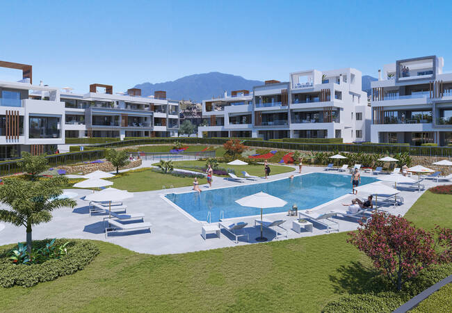New Build Apartments in Estepona with the Mediterrenean View 1