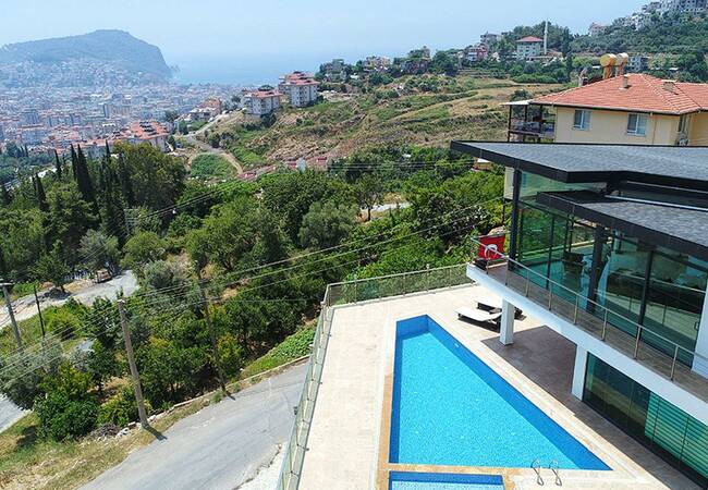 Luxueuse Maison Avec Jardin Privé À Alanya Antalya