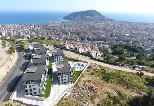 Luxueux Immobilier Vue Magnifique Sur Mer À Alanya Antalya
