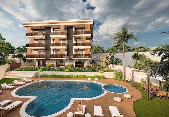 Luxueux Appartements Avec Concept Villa Vue Sur Mer À Alanya