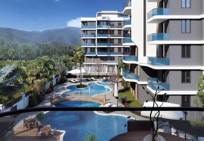 Appartement Résidentiel Avec Concept Hôtelier À Antalya