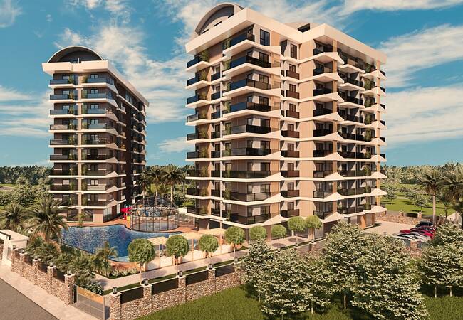 Appartements Confortables À Distance De Marche De Mer À Alanya
