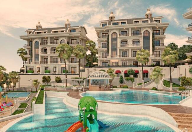 Luxueux Appartements Dans Résidence Près De La Mer À Alanya