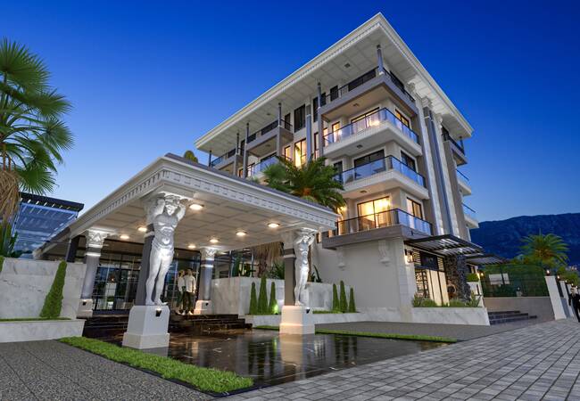 Nouveaux Appartements De Luxe Bien Conçus À Alanya Kargicak