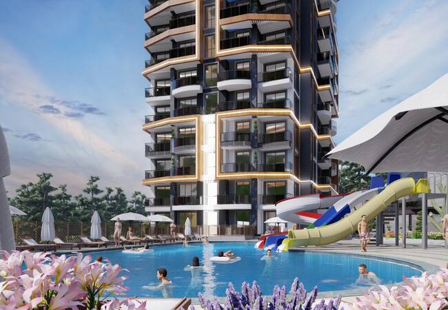 Appartements Dans Résidence Avec Piscine À Mahmutlar, Alanya
