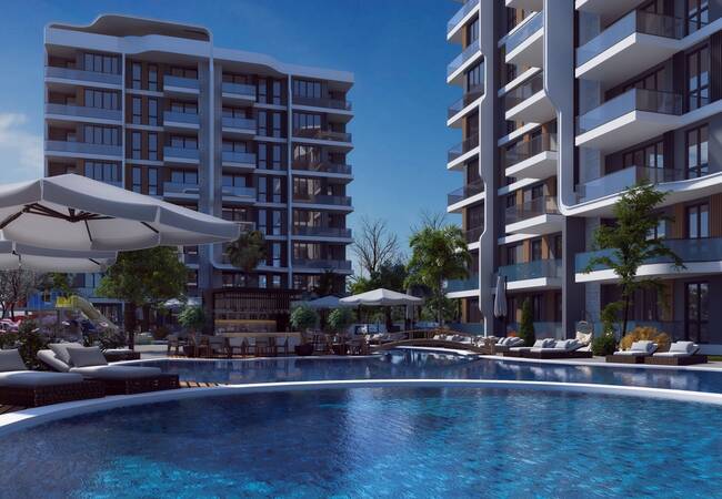 Immobilier Dans Une Résidence Avec Aquaparc À Antalya Aksu