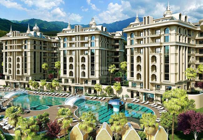 Appartements Abordables Vue Mer Et Montagnes À Alanya