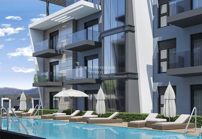 Appartements Dans Un Lotissement Neuf À Antalya Aksu