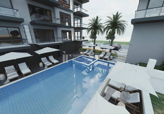 Appartements Dans Une Zone Adaptée Aux Familles À Alanya