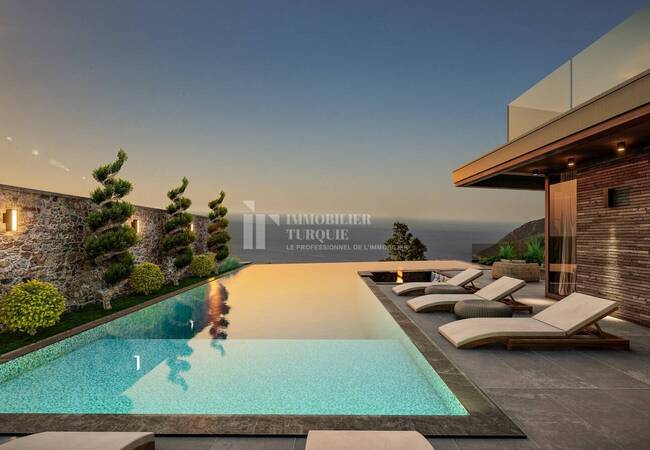 Villas Luxueuses Avec Riches Caractéristiques À Antalya Kas