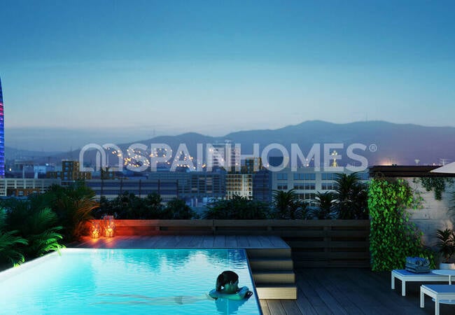Flats in a Complex Near the Beach in Poblenou Barcelona 4