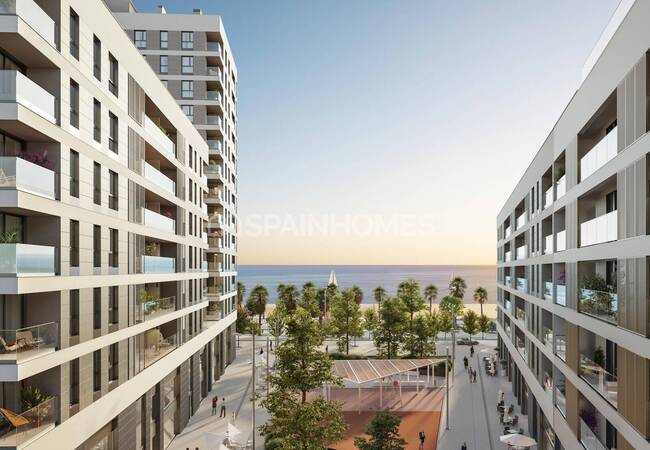 Appartementen In Een Complex Met Zwembad In Bij Het Strand Barcelona