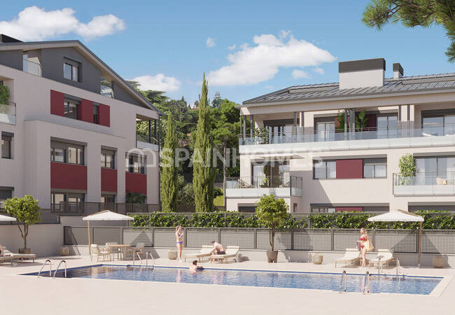 Lägenheter I Ett Bostadsområde I Premià De Dalt