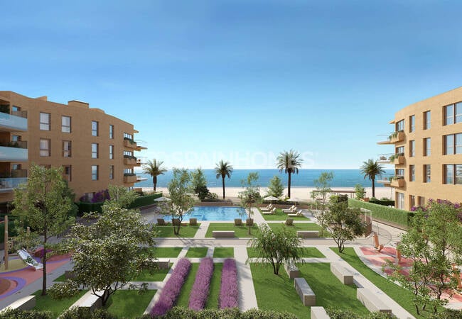 Barselona Cubelles’te Denize Sıfır Havuzlu Sitede Daireler 1