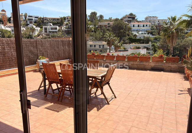 Barselona Sitges'te Havuzlu Sitede Deniz Manzaralı Villa 7