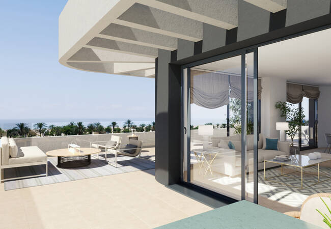 Sea View Apartments in a Gated Complex in Torremolinos Malaga 1