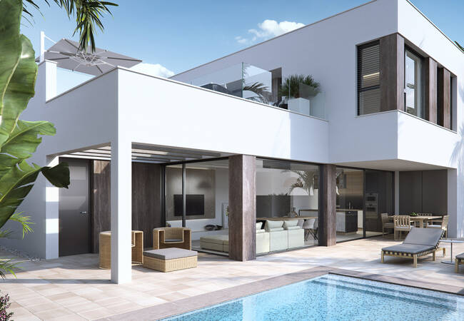 Well-located Bespoke Detached Villas with Sea Views in Alicante 1