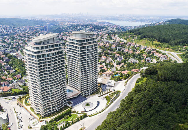 Bosphorus View Apartments in an Elite Project in Beykoz 1