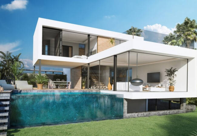 Frontline Golf Villas with Innovative Design in Estepona 1