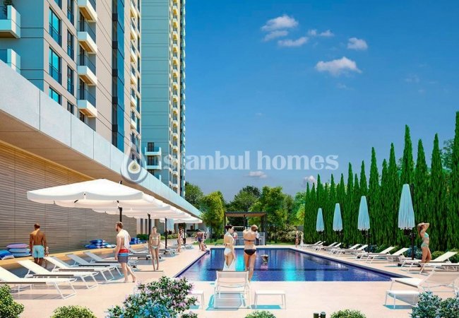 Luminous Apartments with Full-length Windows in Kartal 9