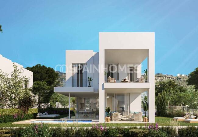 Moderne Villa's Op Een Verhoogde Locatie In Sotogrande