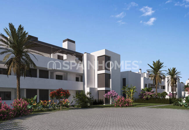 Cadiz La Alcaidesa'da Golf Sahasına Yakın Geniş Daireler 1