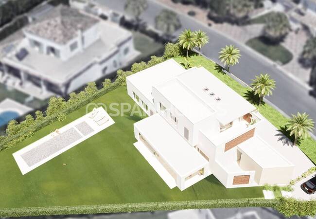 Sotogrande'de Golf Kulübüne Yakın 6 Yatak Odalı Geniş Villa 5