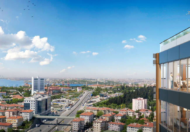 İstanbul Kadıköy'de Açık Konsept Avm'li Site İçinde Akıllı Daireler