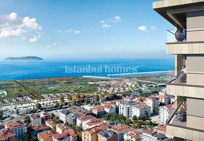 Luxuriöse Immobilien Mit Blick Auf Die Insel In Maltepe Istanbul