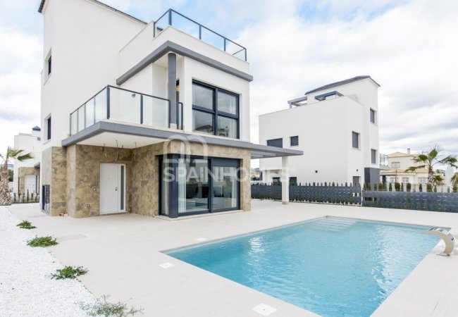 Современная Вилла с 4-мя Спальнями в Касталье, Аликанте 2
