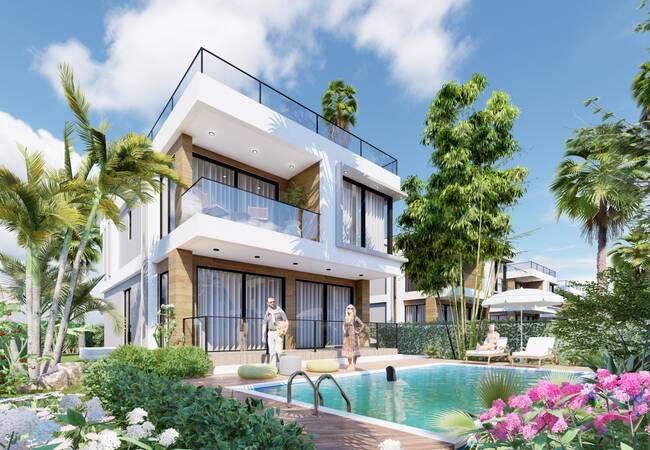 Maisons Spacieuses Près De La Plage À Chypre Du Nord Iskele