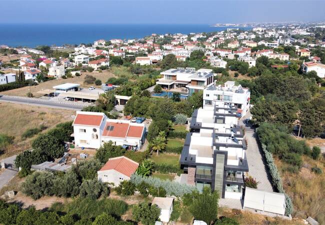 Villa Vue Sur Mer Et Montagnes En Chypre Du Nord Girne