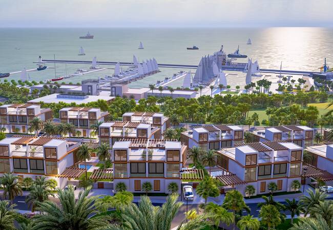 Villas Mitoyennes Avec Piscine À Chypre Du Nord Iskele