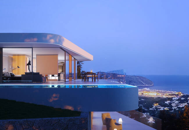 Ultra-lyxig Villa Med Havsutsikt I Moraira, Alicante